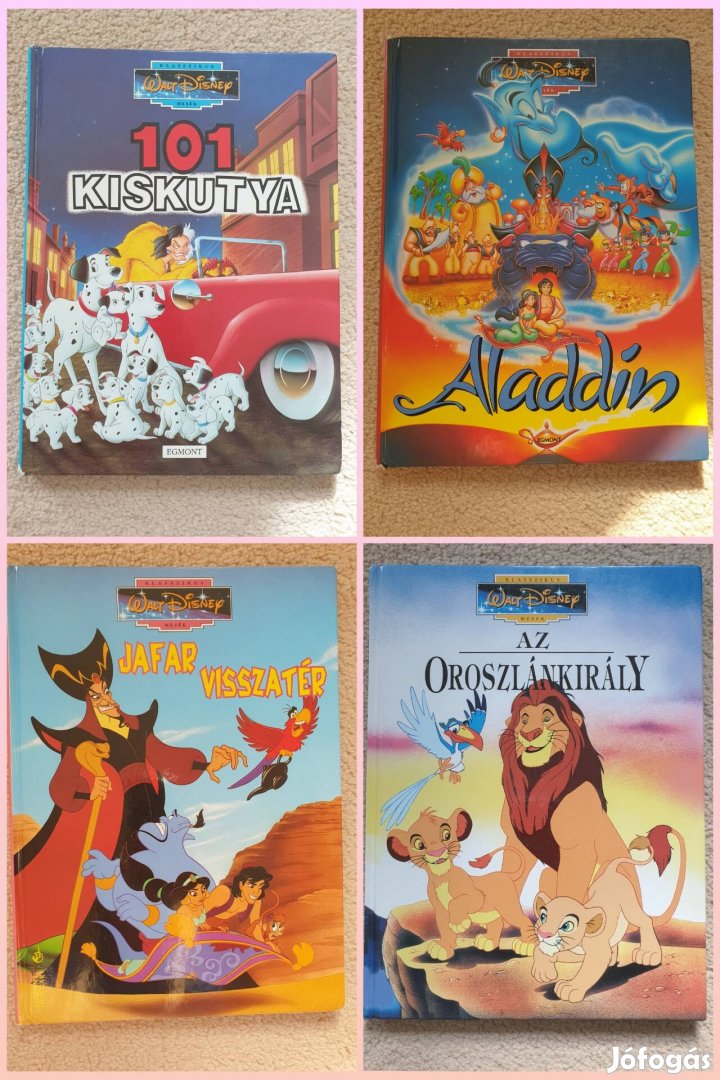 Disney Klasszikus Aladdin, Jafar, 101 kiskutya, Oroszlánkirály