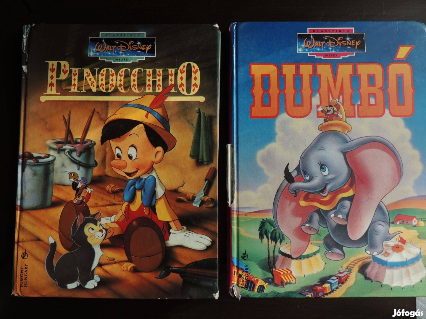 Disney Klasszikus mesék 2 könyv egy tételben Dumbo és Pinocchio