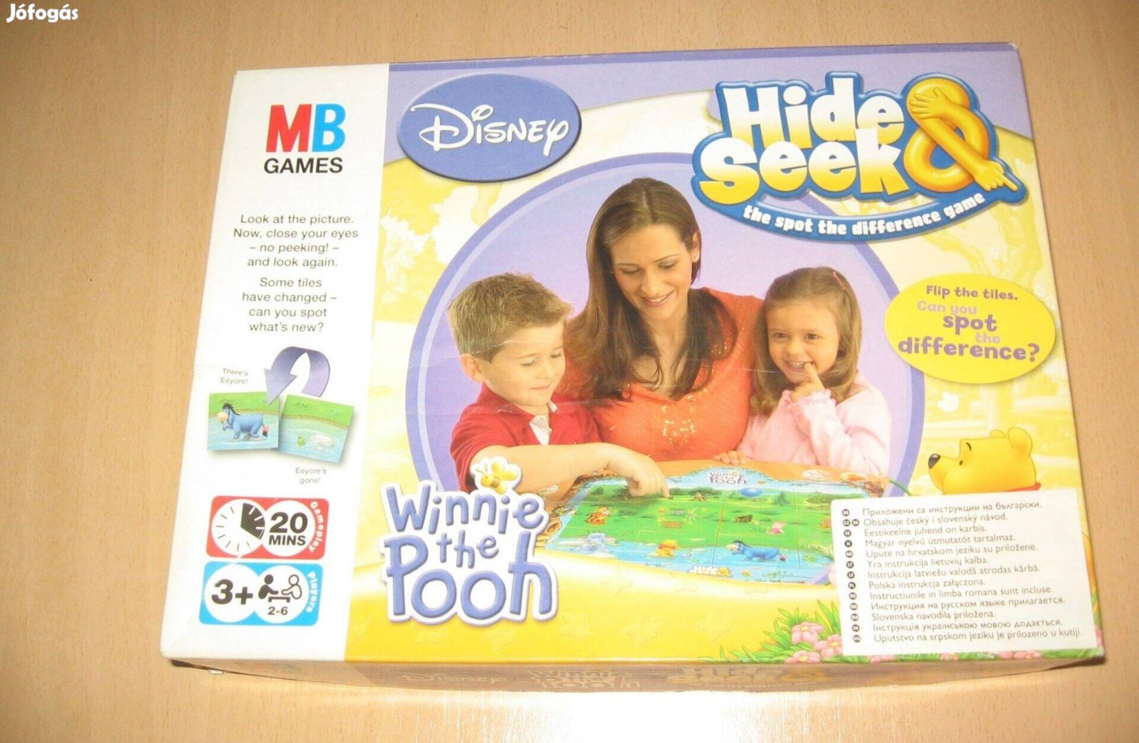 Disney Micimackó puzzle+memóriajáték