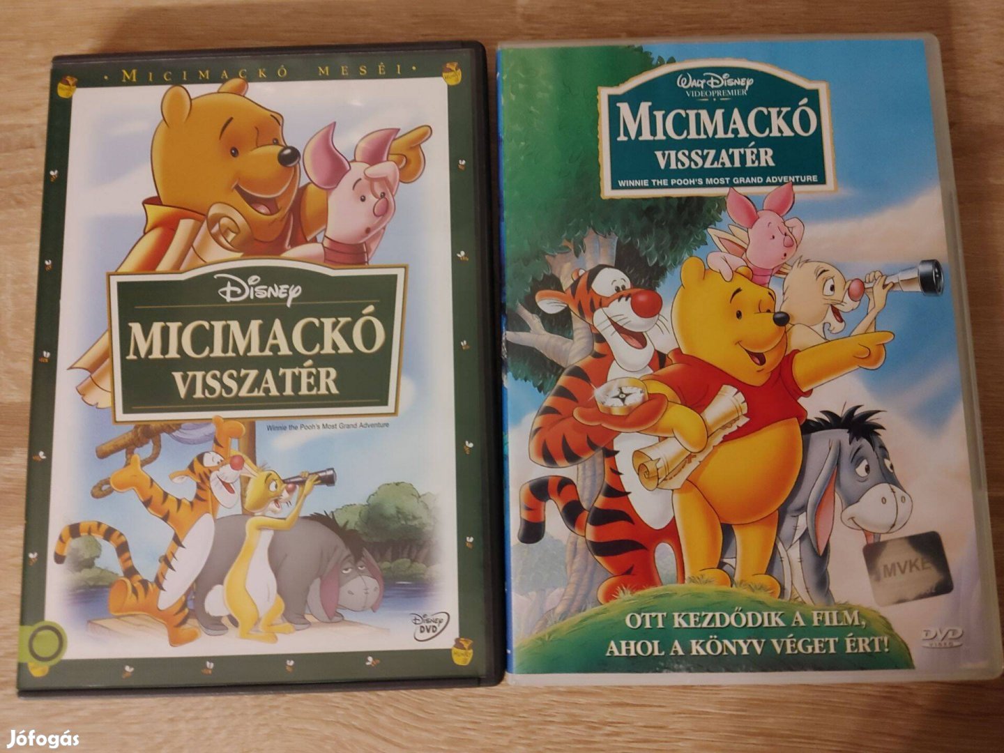 Disney Micimackó visszatér dvd 1800Ft/db