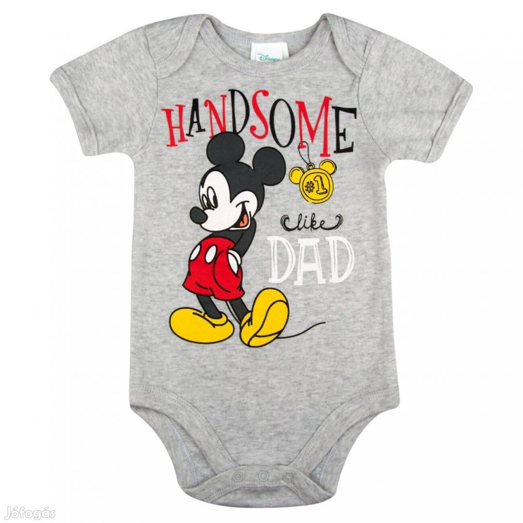 Disney Mickey Handsome rövid ujjú body 2 féle méret - új