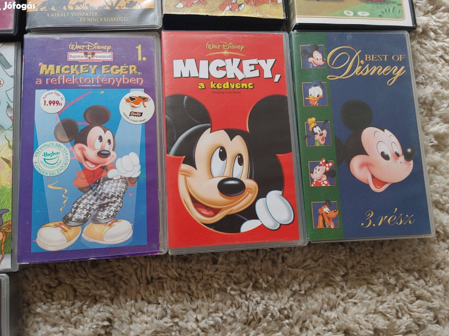 Disney Mickey egér VHS film csomag