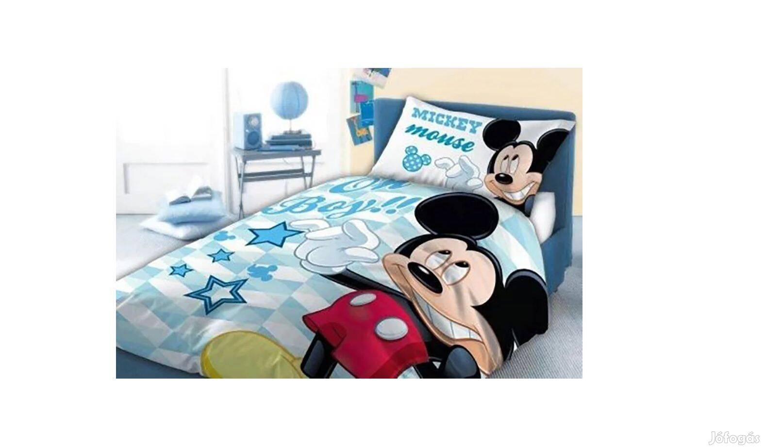 Disney Mickey gyerek ágyneműhuzat 100 x 135 cm, 40 x 60 cm