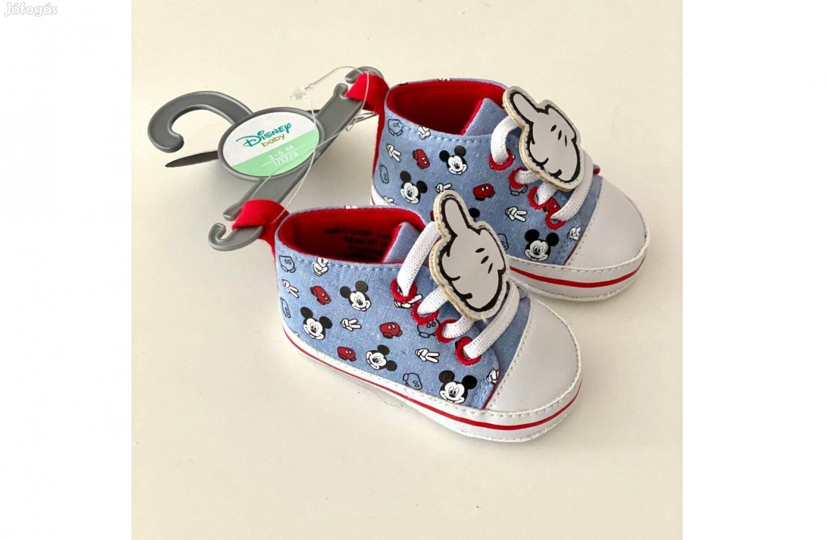 Disney Mickey mouse cipő babacipőcske kocsicipő 3-6 hó 17