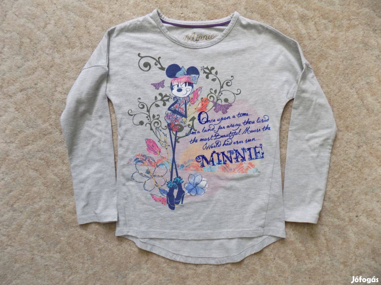 Disney Minnie egeres felső, 134-es méret