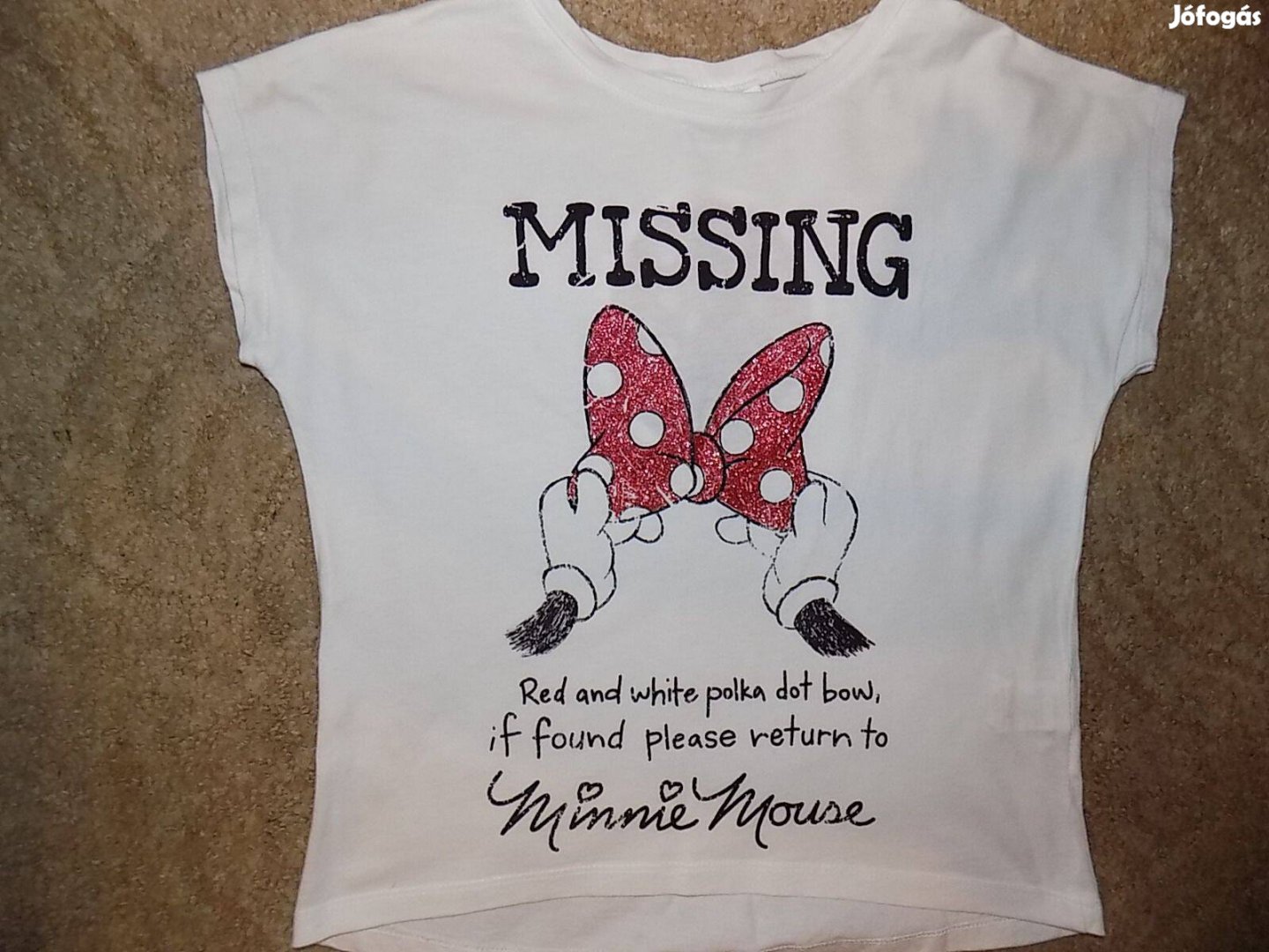 Disney Minnie egeres póló 9-10 éves lányra