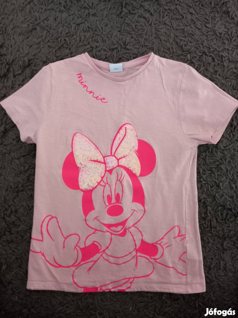 Disney Minnie flitteres póló 140-146-os