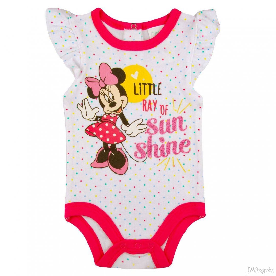 Disney Minnie fodros ujjú body 2 féle méret - új