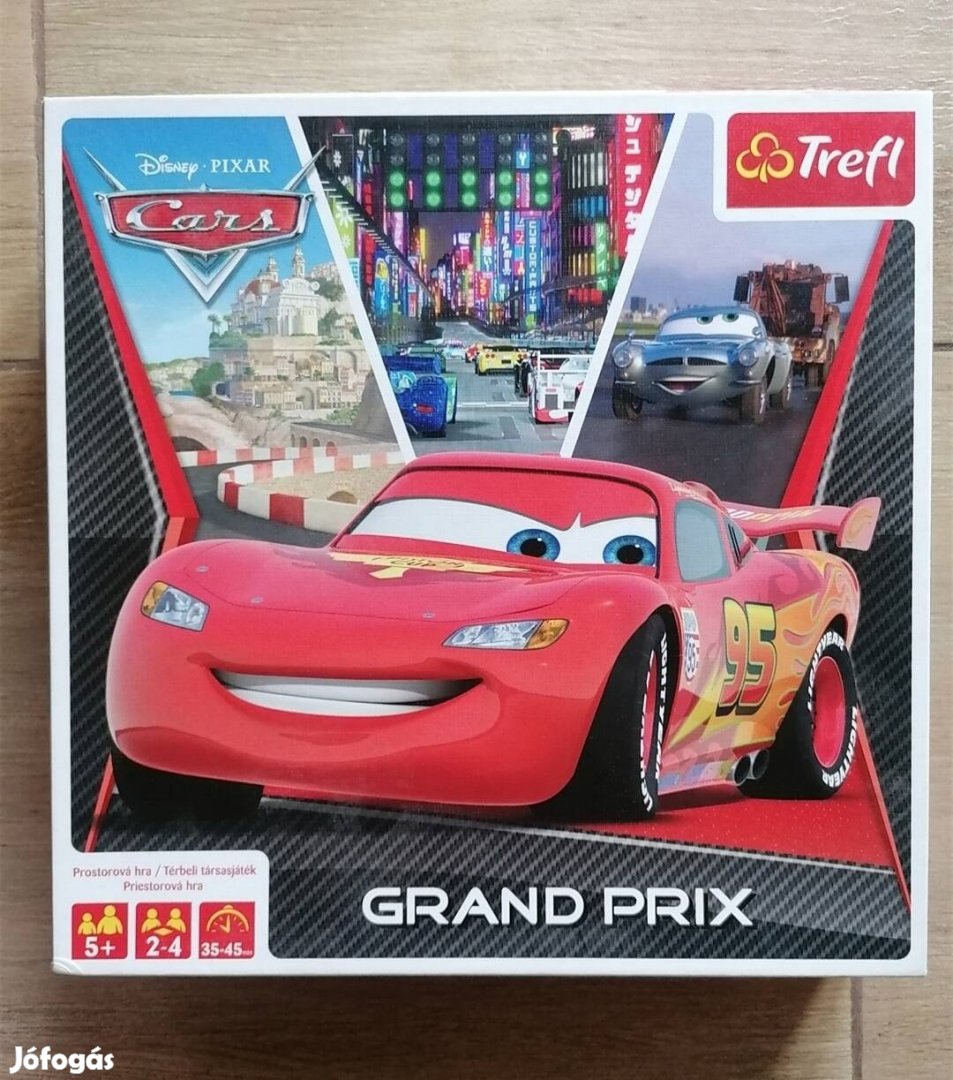 Disney Pixar Grand Prix Cars térbeli társas