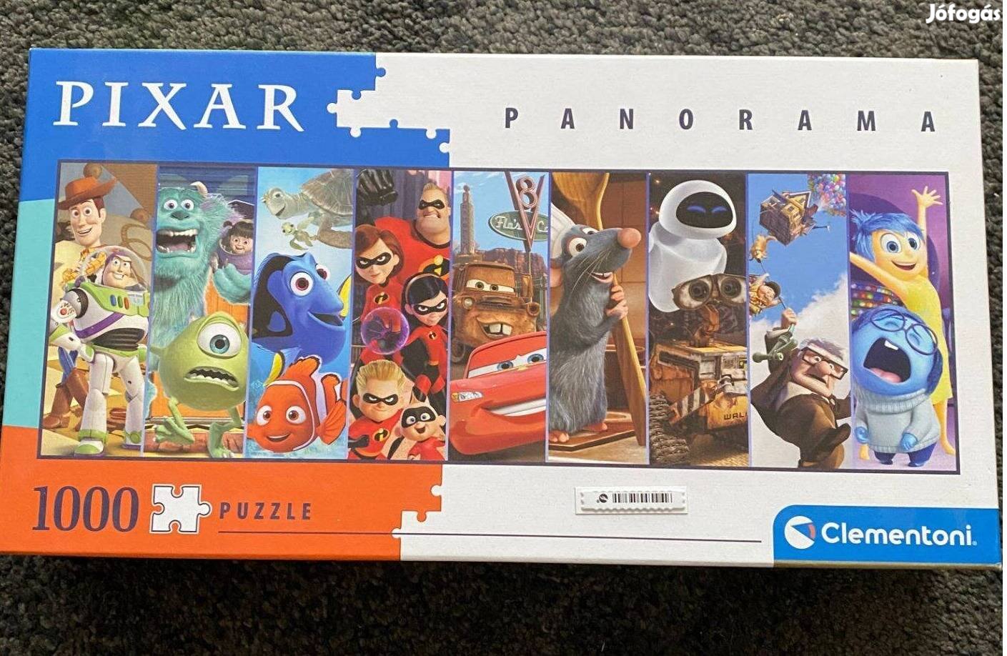 Disney Pixar panoráma puzzle, 1000 db Clementoni