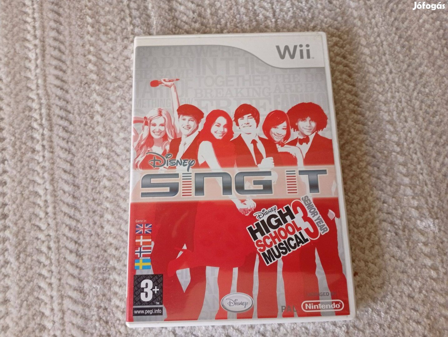 Disney Sing It High School Musical 3 eredeti Nintendo Wii