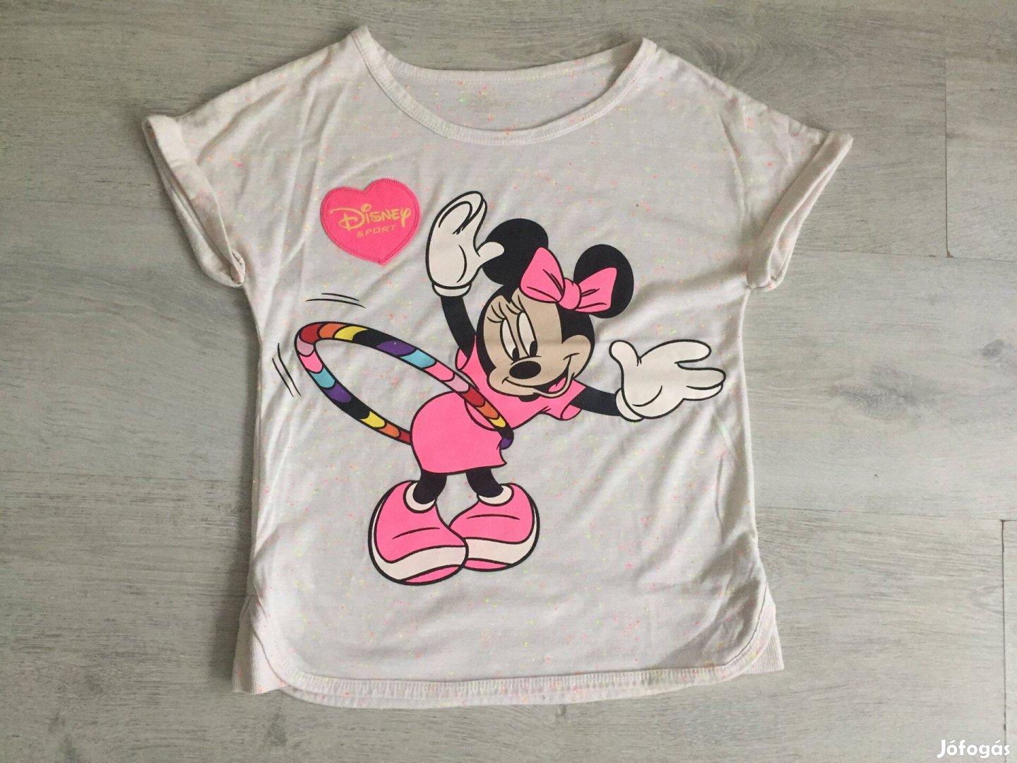 Disney Sport Minnie egér mintás kislány póló - 9-10 év, 134/140