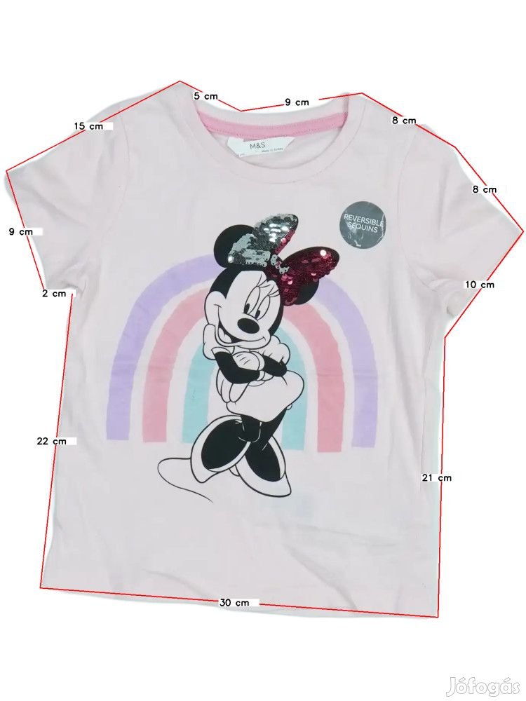 Disney Új (címke nélküli) Lány Póló (Méret: 104)