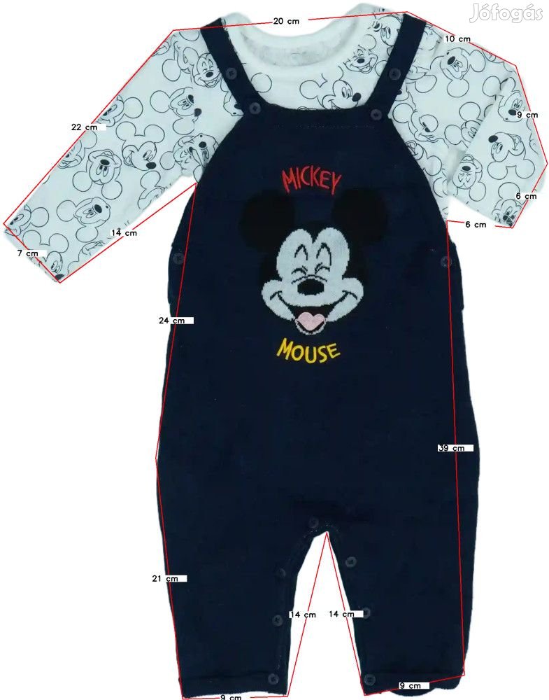 Disney Új (címkés) Fiú 2 részes szett - Felsőruházat és nadrág (Méret: