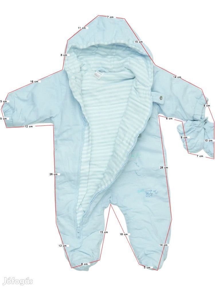 Disney Új (címkés) Fiú Baby overál (Méret: 62)