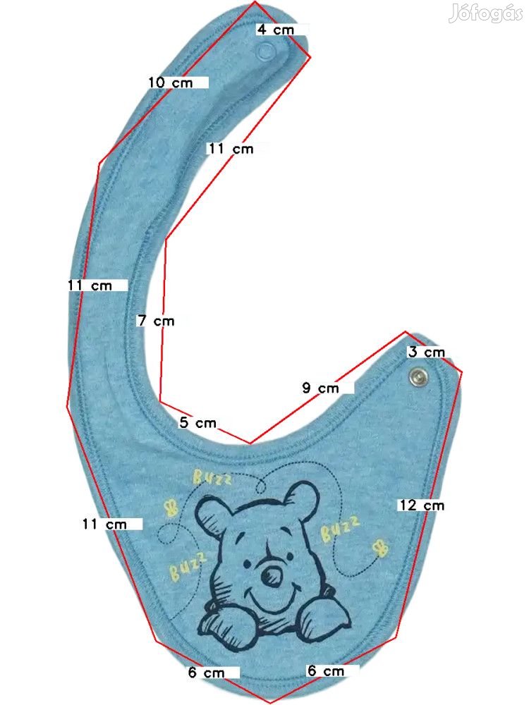 Disney Új (címkés) Fiú Előke (Méret: 56)