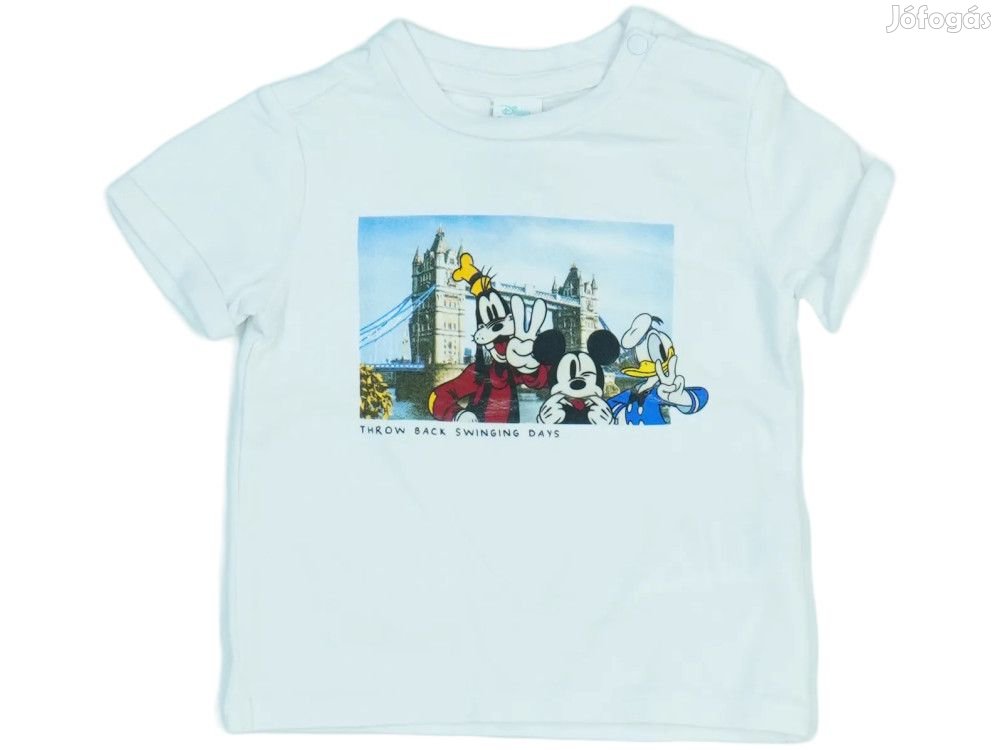 Disney Új (címkés) Fiú Póló (Méret: 80)