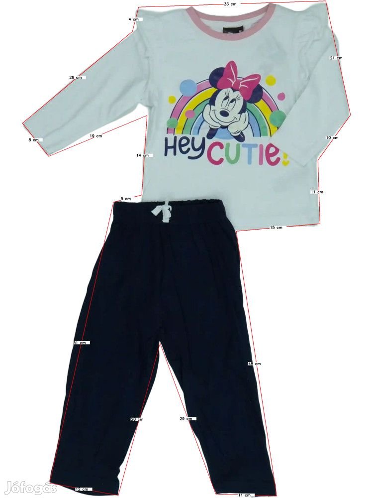 Disney Új (címkés) Lány 2 részes szett - Felsőruházat és nadrág (Méret