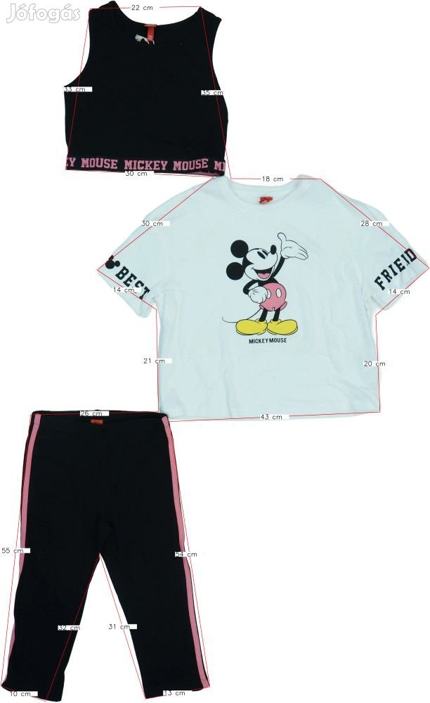 Disney Új (címkés) Lány 2 részes szett - Felsőruházat és nadrág (Méret