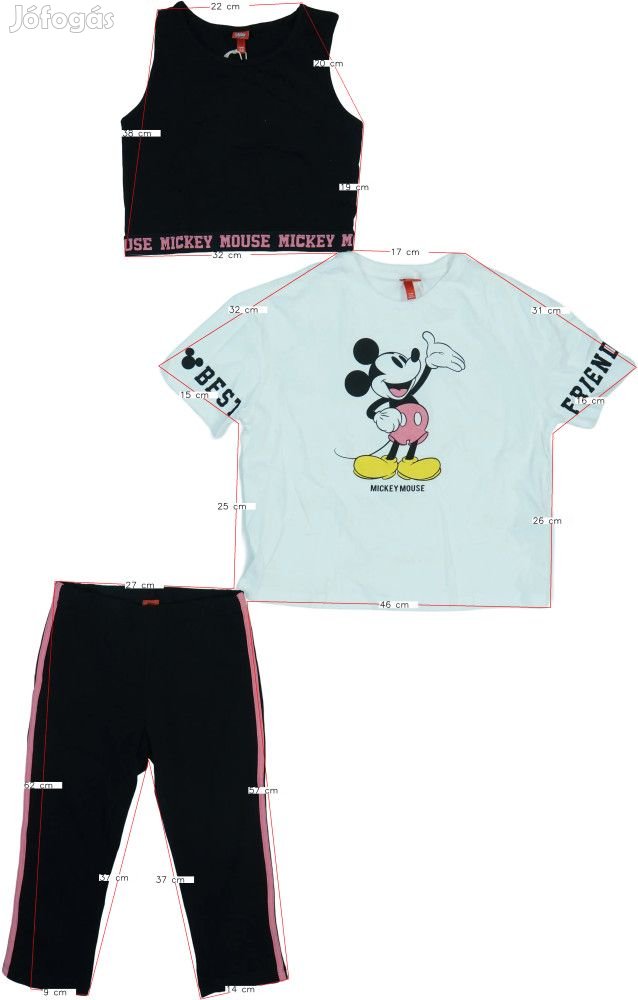 Disney Új (címkés) Lány 2 részes szett - Felsőruházat és nadrág (Méret