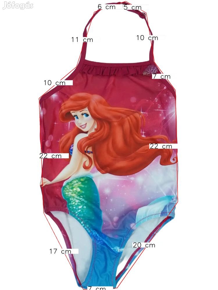 Disney Új (címkés) Lány Fürdőruha (Méret: 128)