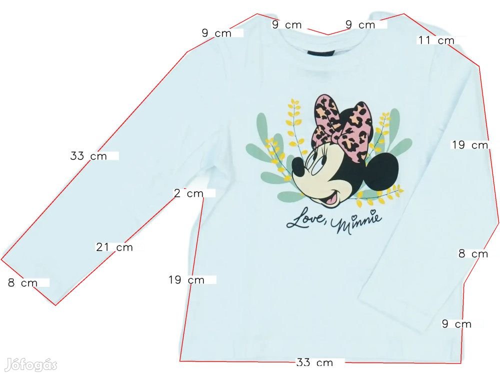 Disney Új (címkés) Lány Hosszú ujjú felső (Méret: 110)