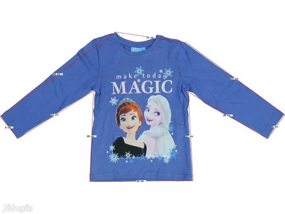 Disney Új (címkés) Lány Hosszú ujjú felső (Méret: 116)