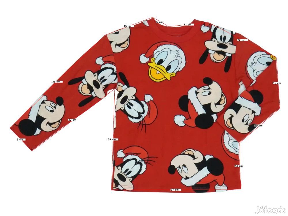 Disney Új (címkés) Lány Hosszú ujjú felső (Méret: 116)
