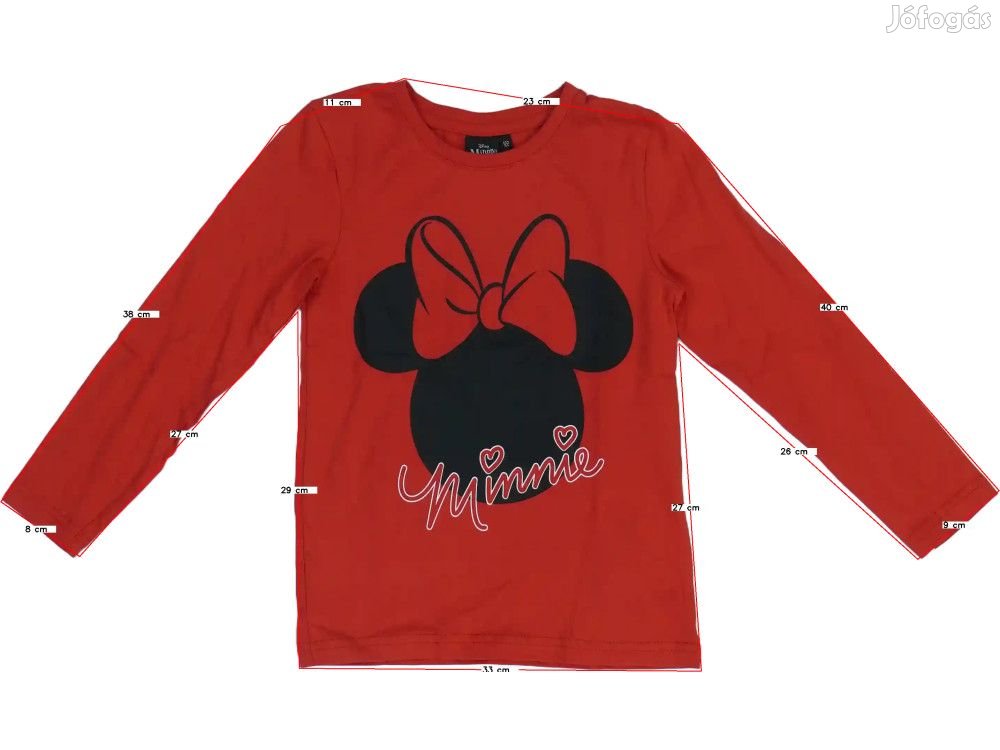 Disney Új (címkés) Lány Hosszú ujjú felső (Méret: 122)