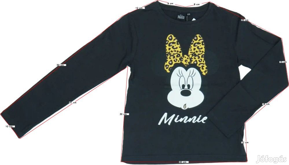 Disney Új (címkés) Lány Hosszú ujjú felső (Méret: 140)