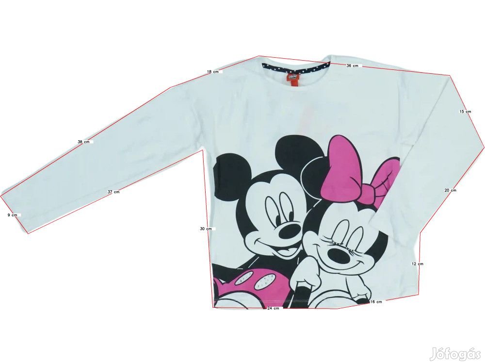 Disney Új (címkés) Lány Hosszú ujjú felső (Méret: 140)