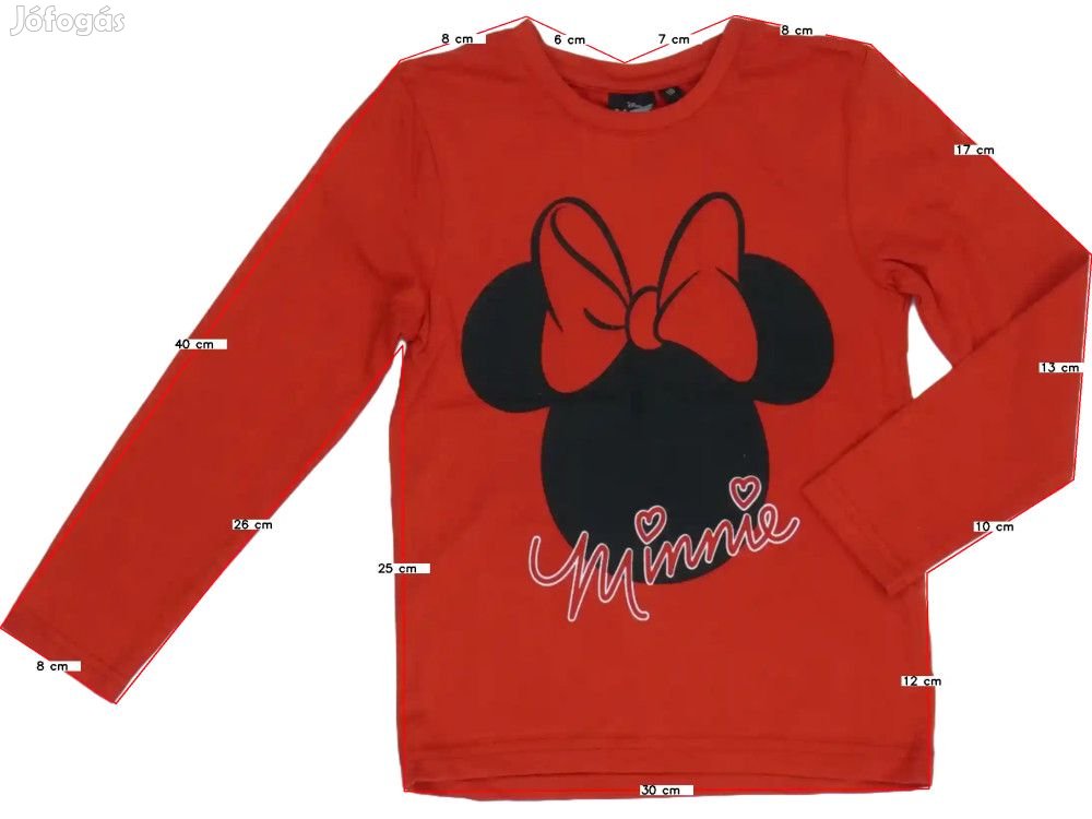 Disney Új (címkés) Lány Hosszú ujjú felső (Méret: 98)