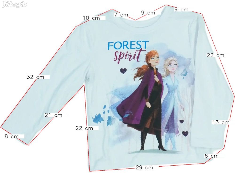 Disney Új (címkés) Lány Hosszú ujjú felső (Méret: 98)