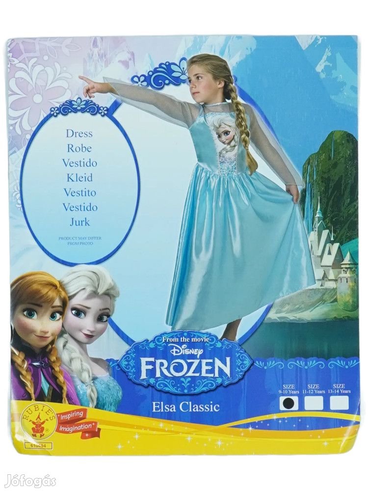 Disney Új (címkés) Lány Jelmez (Méret: 140)