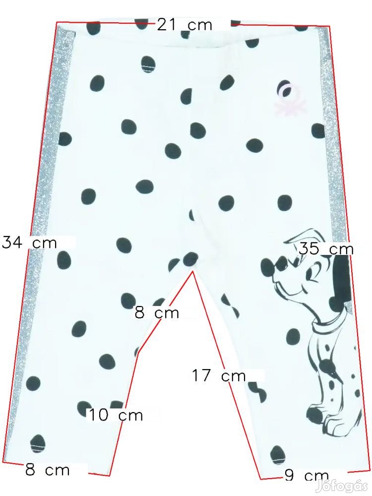 Disney Új (címkés) Lány Leggings (Méret: 68)