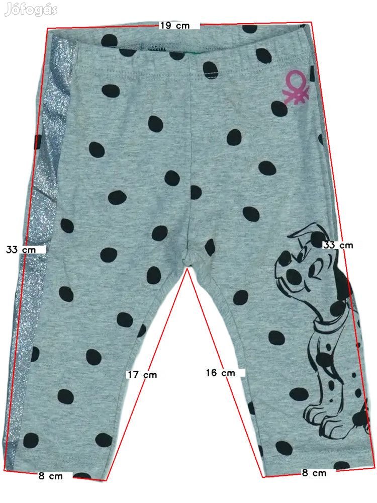 Disney Új (címkés) Lány Leggings (Méret: 74)