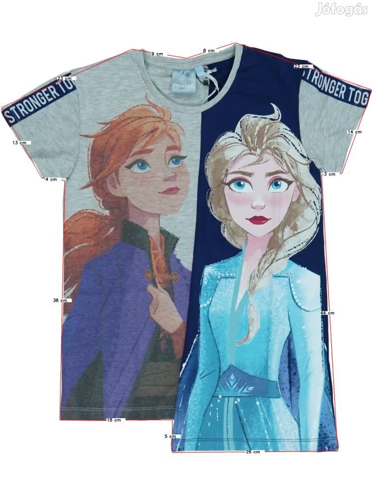 Disney Új (címkés) Lány Póló (Méret: 104)