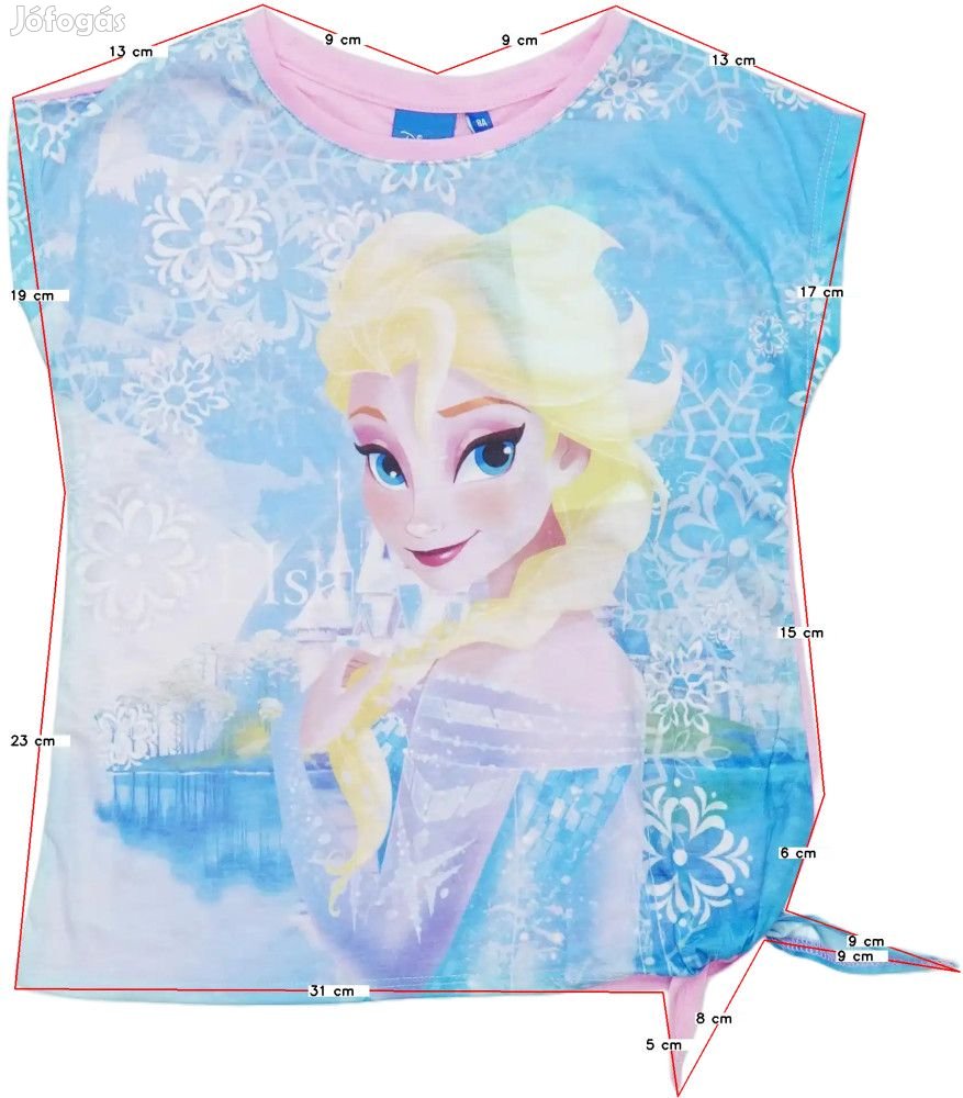 Disney Új (címkés) Lány Póló (Méret: 128)