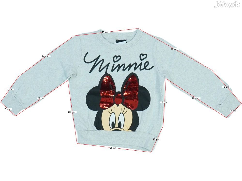 Disney Új (címkés) Lány Pulóver (Méret: 104)