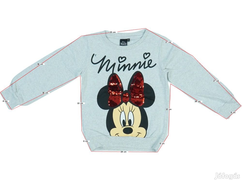 Disney Új (címkés) Lány Pulóver (Méret: 122)