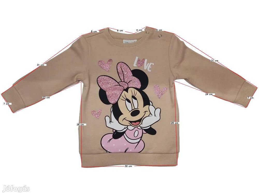 Disney Új (címkés) Lány Pulóver (Méret: 86)