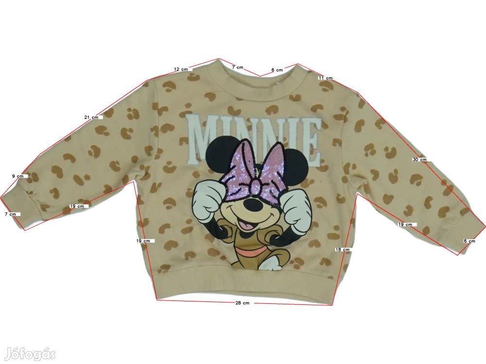Disney Új (címkés) Lány Pulóver (Méret: 92)