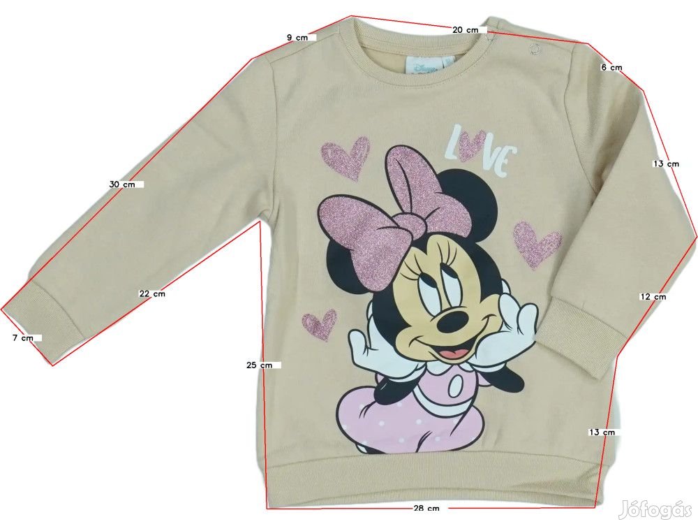 Disney Új (címkés) Lány Pulóver (Méret: 92)