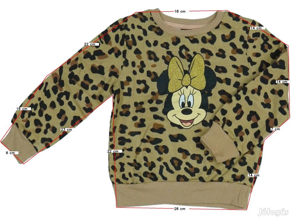 Disney Új (címkés) Lány Pulóver (Méret: 98)