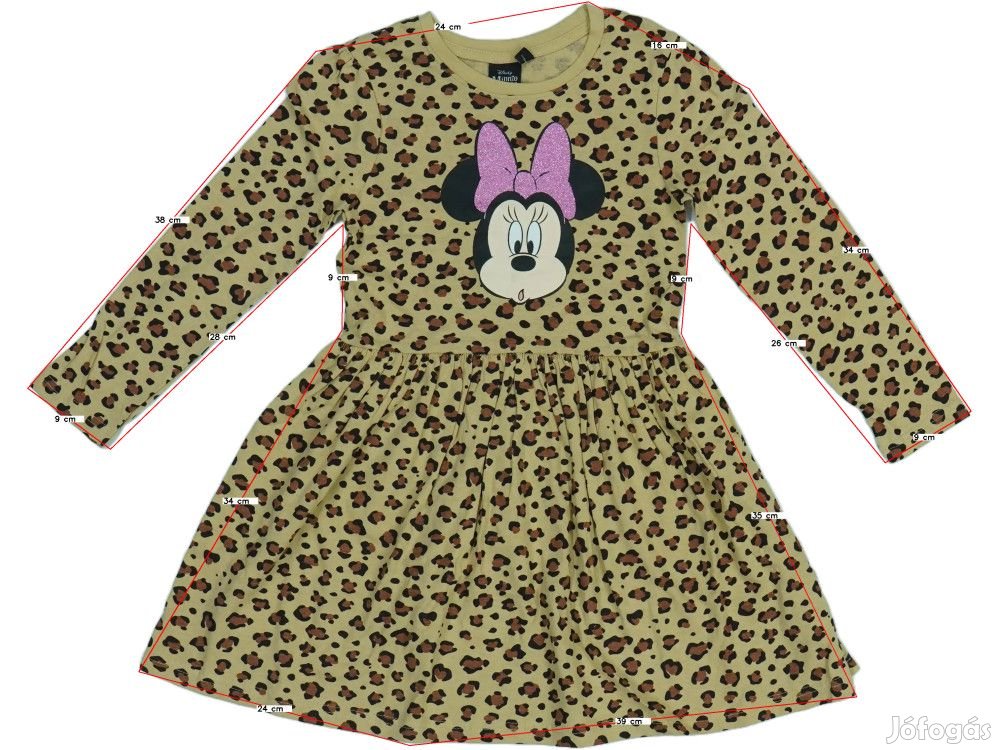 Disney Új (címkés) Lány Ruha (Méret: 116)