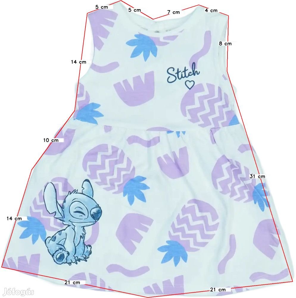 Disney Új (címkés) Lány Ruha (Méret: 74)