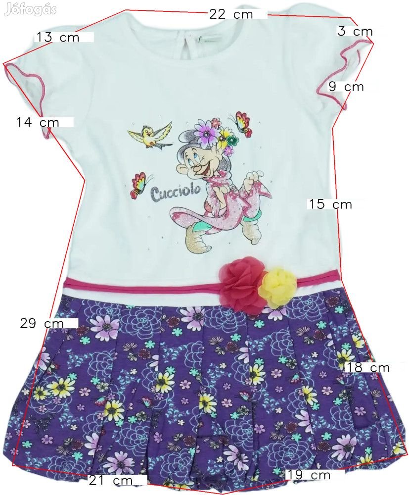 Disney Új (címkés) Lány Ruha (Méret: 86)