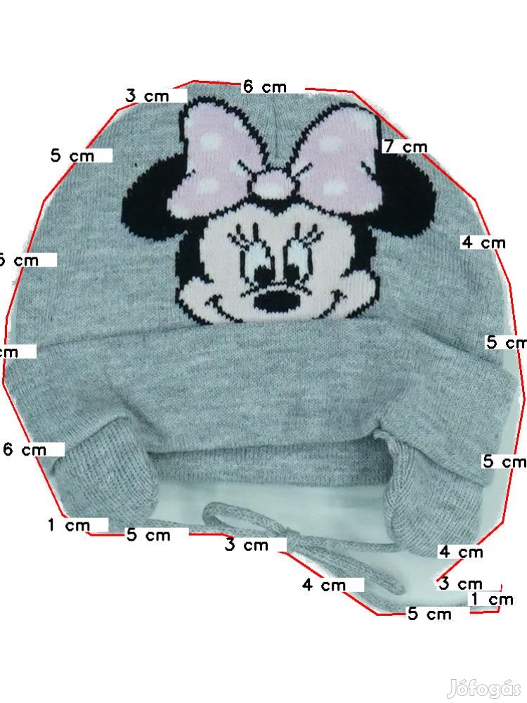 Disney Új (címkés) Lány Sapka (Méret: 68)
