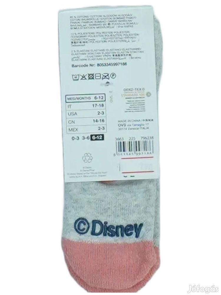 Disney Új (címkés) Lány Zokni (EU 18)