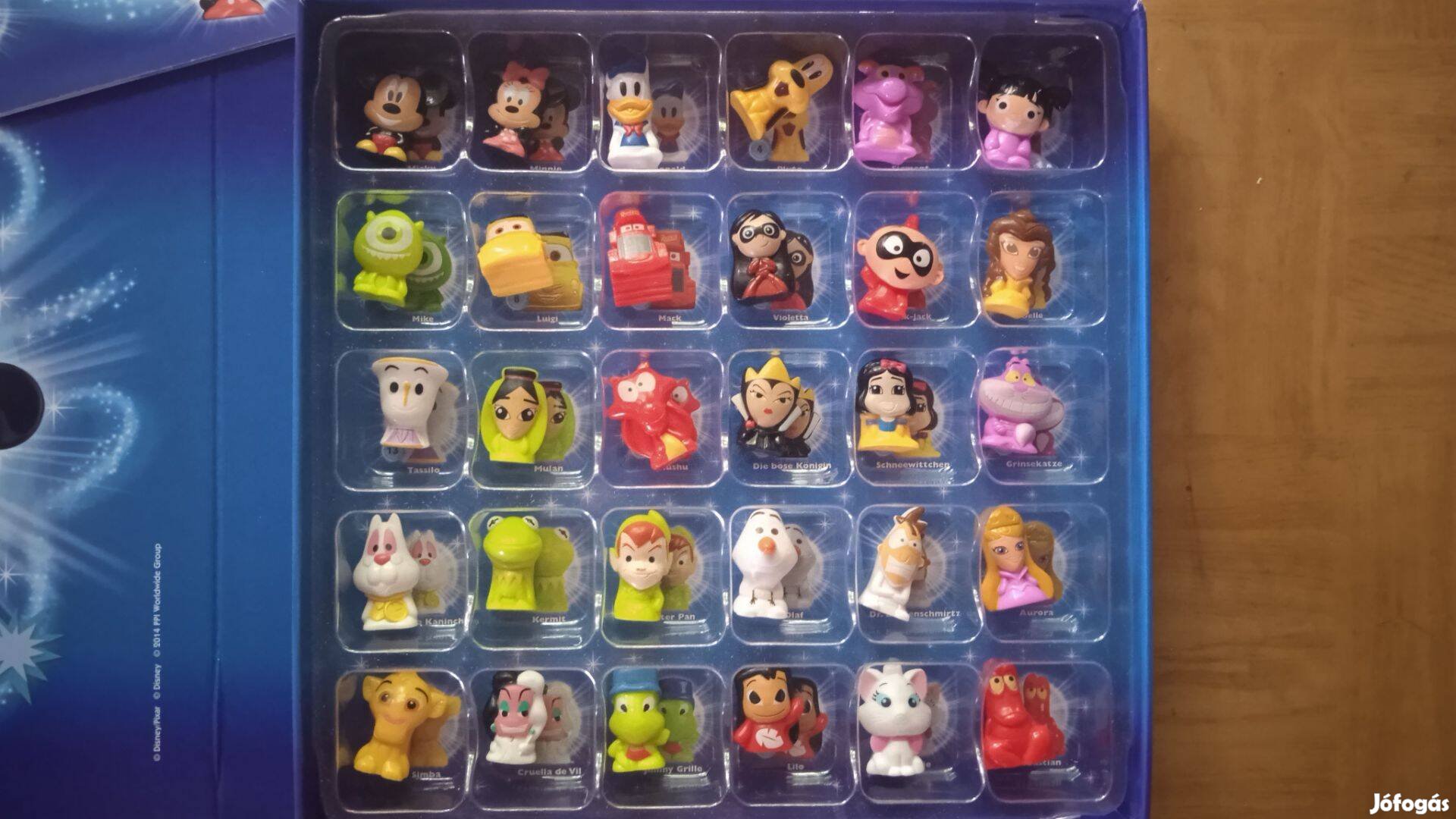 Disney Wikkeez figurák merev műanyagból 30 db-os gyűjtemény